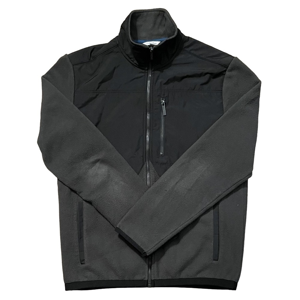 Calvin Klein Men's Black and Gray Jacket Small